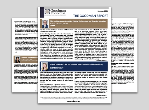 Goodman Financial - The Goodman Report Summer 2025
